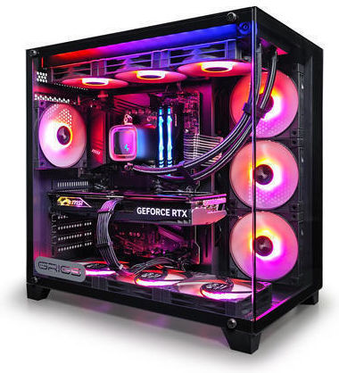 NOVA G:RIGS NOVA Ultra Гейминг Настолен компютър (Ryzen 7-7700X/32GB DDR4/2TB SSD/GeForce RTX 4070/Без операционна система)