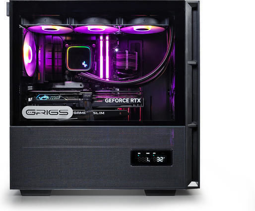 Sirius G:RIGS SIRIUS Lite Гейминг Настолен Компютър Ryzen 5-5600 16GB DDR4 1TB SSD GeForce RTX 3060 Без Операционна Система