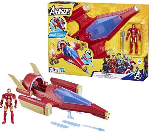 Figurină De Acțiune Epic Hero Series Marvel Avengers Iron Man 10.16cm