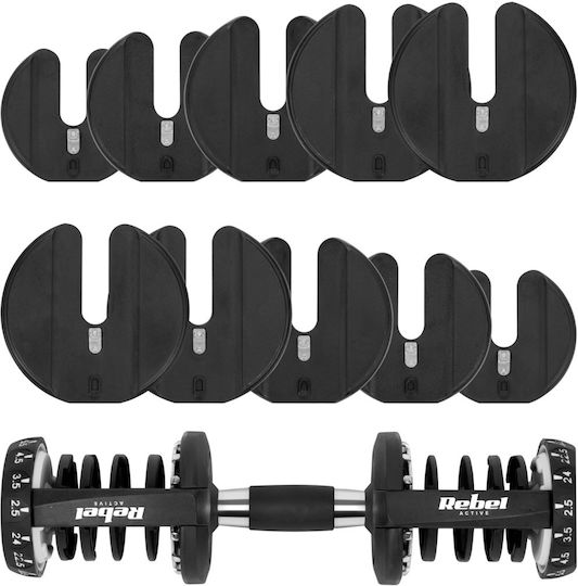 Adjustable Dumbbell 1x24kg with Stand