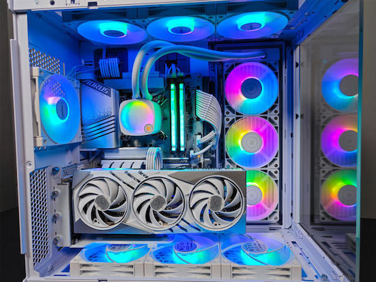 Supernova G:RIGS SUPERNOVA Max Gaming Desktop PC (Ryzen 5-7600X/32GB DDR4/1TB SSD/GeForce RTX 4070/Fără OS)