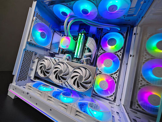 Supernova G:RIGS SUPERNOVA Ultra Gaming Desktop PC (i7-14700KF/32GB DDR4/2TB SSD/GeForce RTX 4070 Ti/Fără OS)