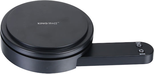 KING Hoff Ψηφιακή Ζυγαριά Κουζίνας με Κανάτα έως 5kg Μαύρη