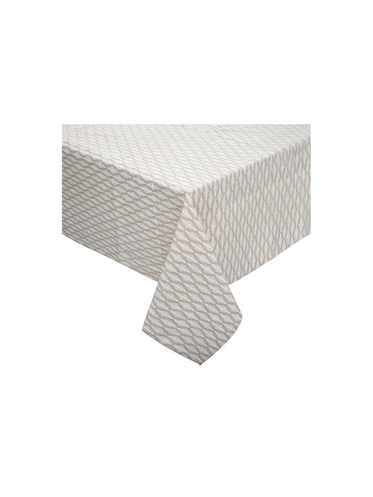 Atmosphera Τραπεζομάντηλο Βαμβακερό Dune Beige 178553c 250x150εκ.