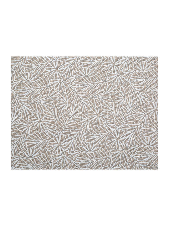 Atmosphera Τραπεζομάντηλο Βαμβακερό Edi Beige 250x150εκ.