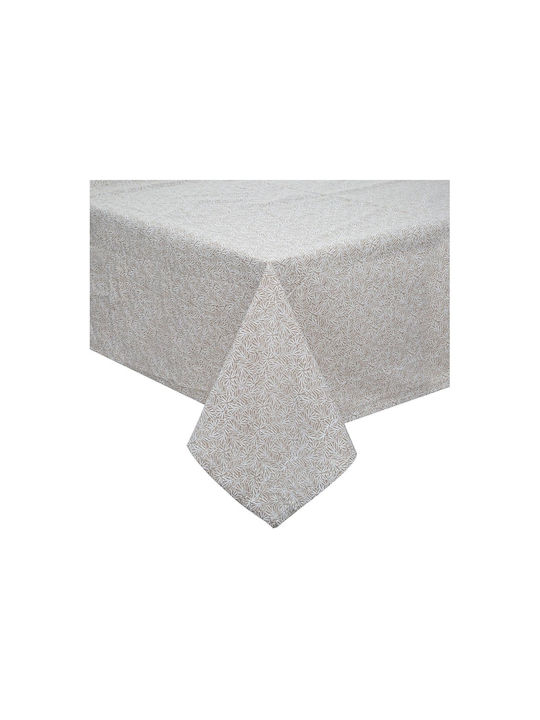 Atmosphera Τραπεζομάντηλο Βαμβακερό Edi Beige 250x150εκ.