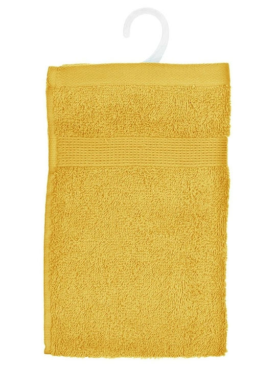 Atmosphera Handtuch 30x50εκ. Gelb Gewicht 450gr/m²