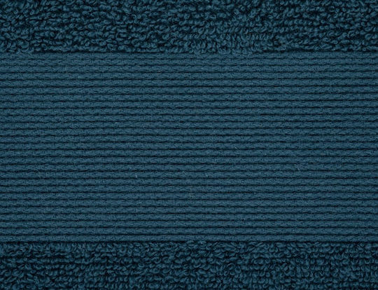 Atmosphera Πετσέτα Σώματος 100x150εκ. Aegean Blue Βάρους 450gr/m²