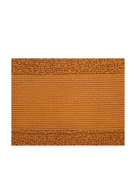 Atmosphera Πετσέτα Προσώπου 50x90εκ. Cinnamon Brown Βάρους 450gr/m²