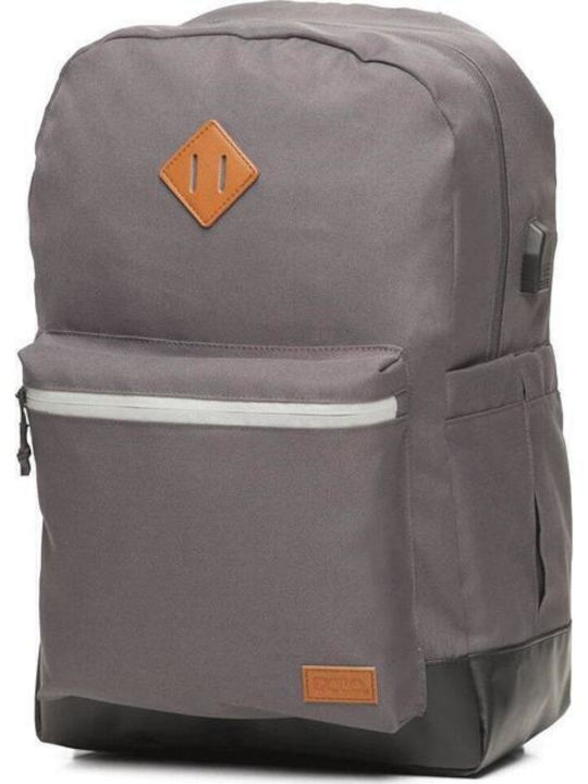 Polo School Bag Backpack Junior High-High School in Gray color 25lt 2021