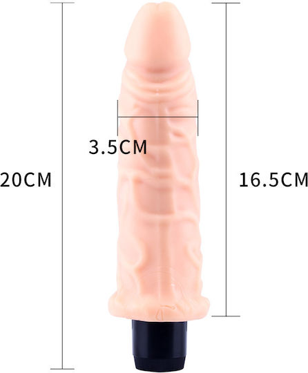 Yeain Realistic Vibrator 16.5cm Flesh