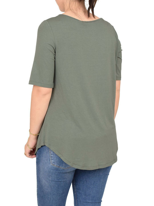 Forel Damen T-shirt Haki