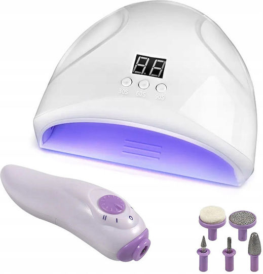 Verk Group Φουρνάκι Νυχιών UV / LED Σετ 12W Λευκό