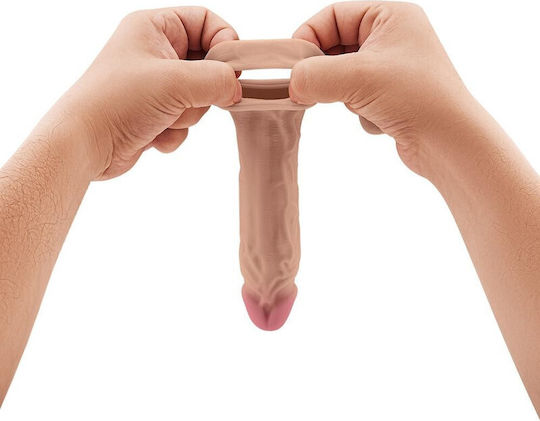 Shaft Προέκταση Πέους με Δόνηση Flesh 20cm