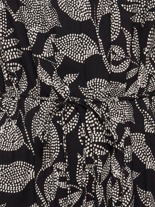 Mini Damenkleid Schwarz-Weiß