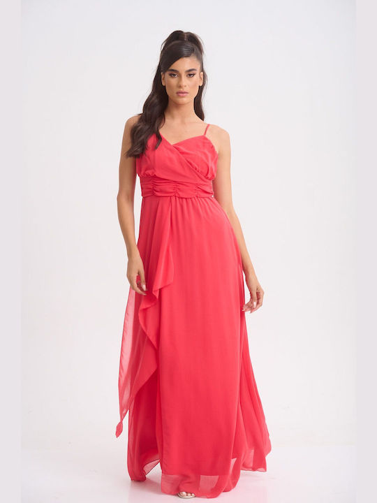 No Stress Maxi Dress for Wedding / Baptism Coral