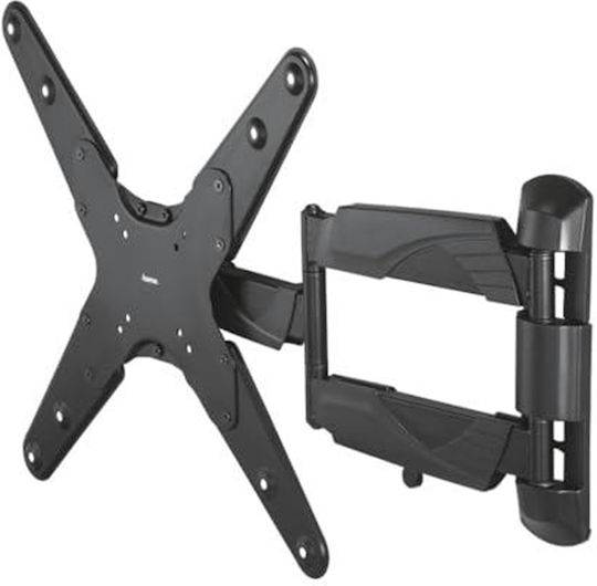 HAMA 00220828 Wall Mounted TV Mount With Extension Arm Up To 165" And 35kg Black