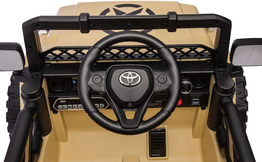 Kinder Auto Doppelsitzer Toyota FJ 4x4 Beige
