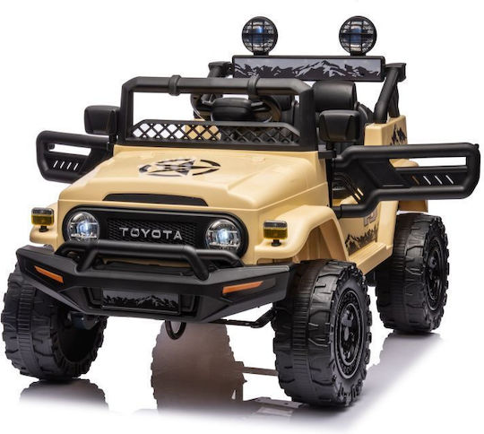 Kinder Auto Doppelsitzer Toyota FJ 4x4 Beige