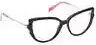 Emilio Pucci Plastic Eyeglass Frame Cat Eye Black EP5192 001