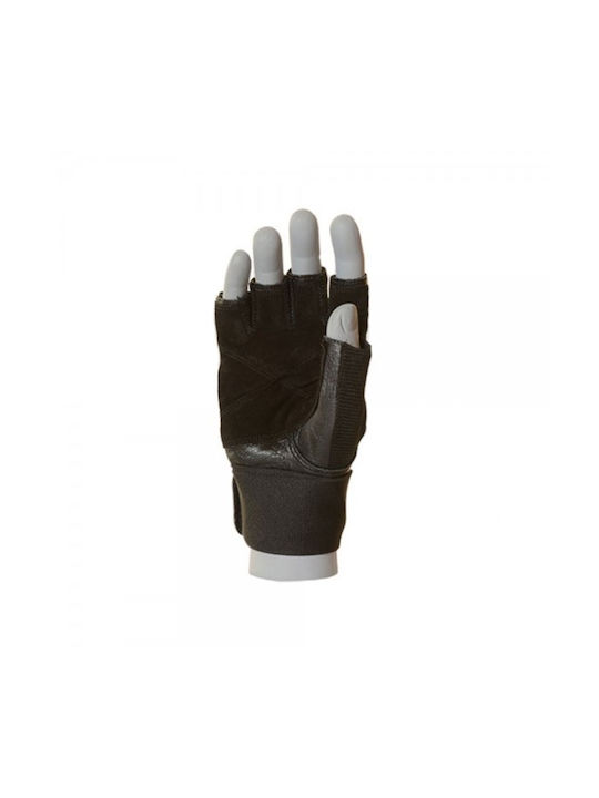 MadMax Professional MFG-269 Ανδρικά Αθλητικά Γάντια Γυμναστηρίου Μαύρο Μαύρα