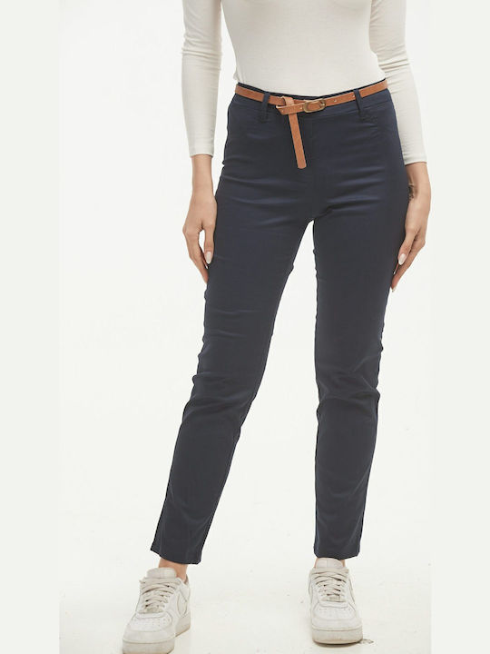 Damen Stoffhose Schwarz