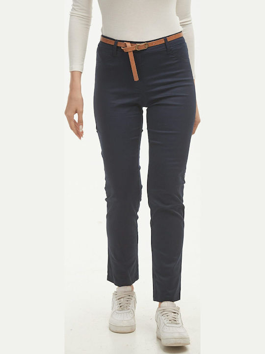 Damen Stoffhose Schwarz