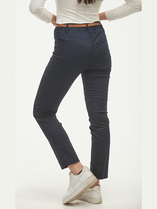 Damen Stoffhose Schwarz