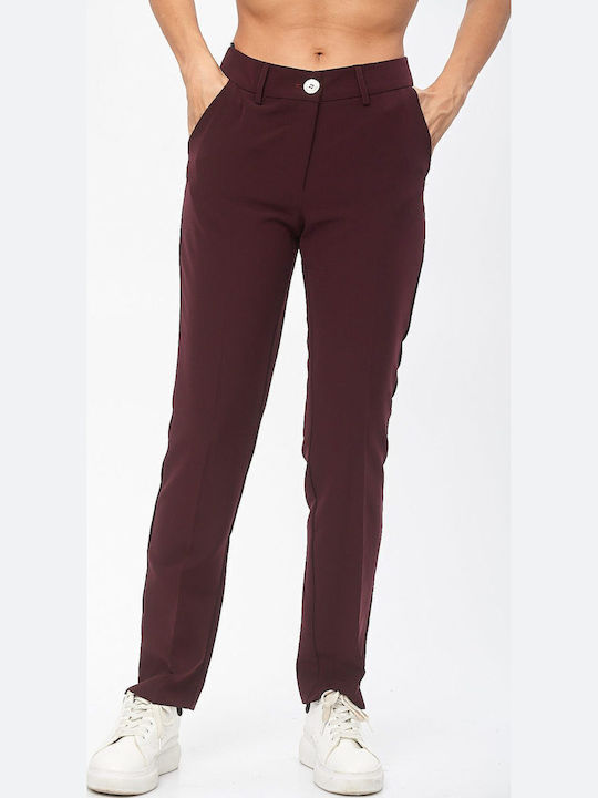 Damen Stoff Hose Blue
