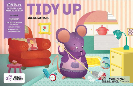 Board Game Tidy up for 2-4 Players 3+ Years Old Chalk & Chuckles