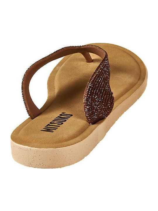Frauen Flip Flops in Braun Farbe