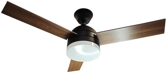 Lucas Ceiling Fan 106cm with Light Fixture Beige / Silver
