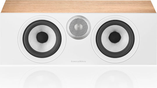 Bowers & Wilkins HTM6 S3 Hi-Fi Lautsprecher Zentrale 120W 2 Anzahl von Fahrern B48xT28.3xH16cm. Oak