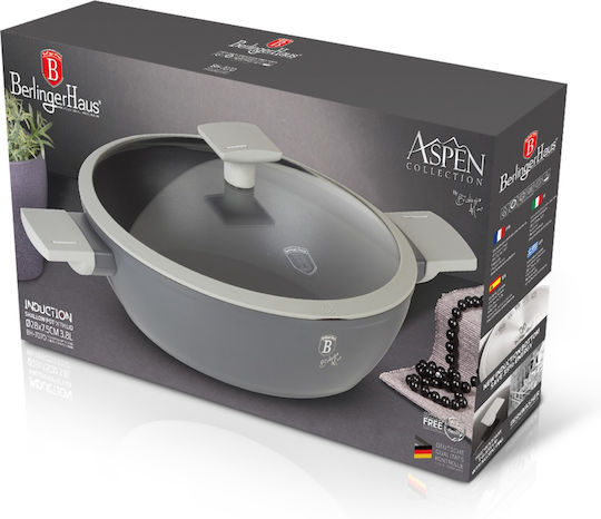 Berlinger Haus Aspen Collection Ρηχή Κατσαρόλα από Χυτό Αλουμίνιο 3.8lt / 28cm