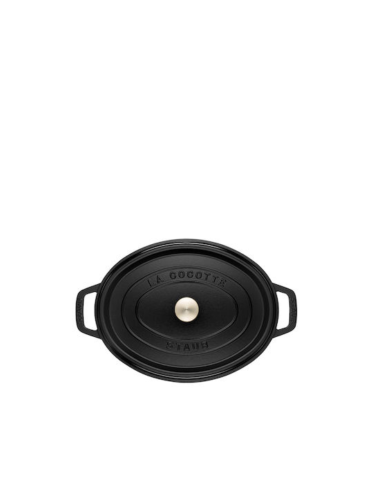 Staub Oval Cocotte Γάστρα Οβάλ Μαντεμένια 33x33cm 6.7lt