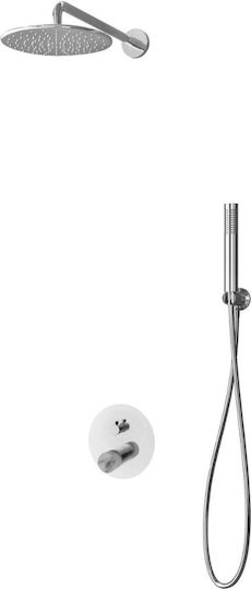 Karag Joan για Ντουζιέρα 2 Εξόδων Inox Karag Joan για Ντουζιέρα 2 Εξόδων Inox