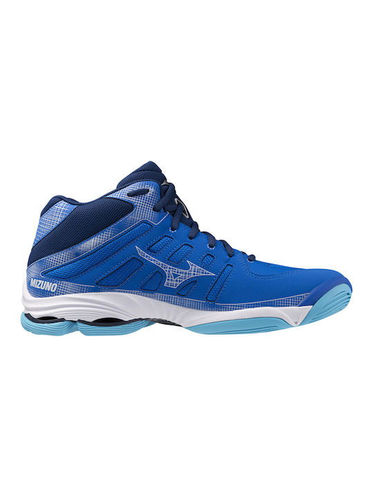 Mizuno Wave Voltage 2 Mid Sport Shoes Volleyball Blue