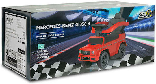 Caretero Mercedes G350 D Baby Lauflernhilfe Ride On mit Elterngriff Schwarz