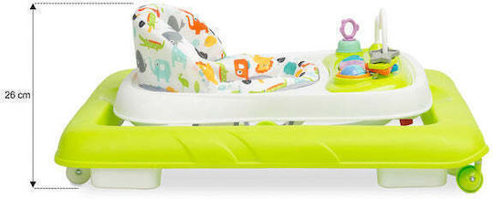 Caretero Baby Walker with Music for 6+ Months Brown