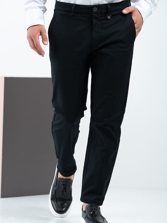 Trousers Chino Elastic Black