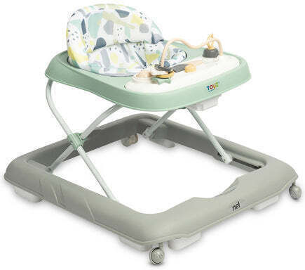 Caretero Baby Walker with Music for 6+ Months Brown