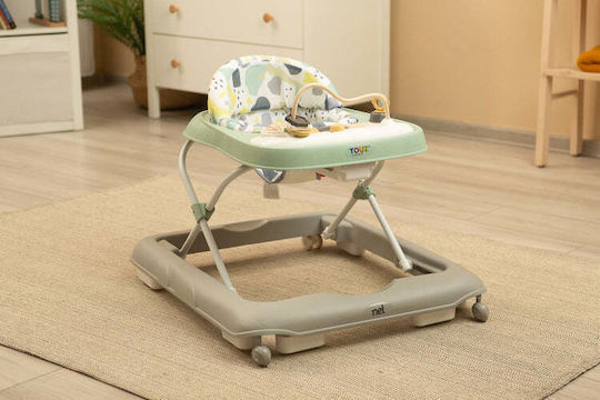 Caretero Baby Walker with Music for 6+ Months Brown