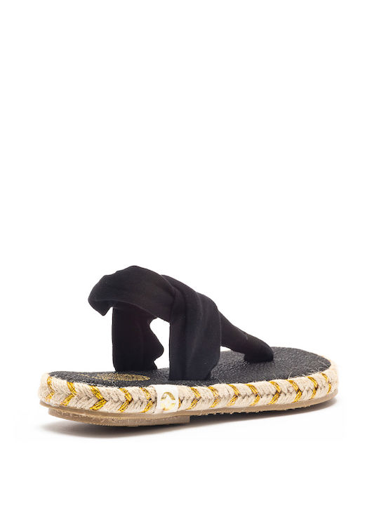 NALHO FLAT SANDALS - Black GANIKA/BLACK