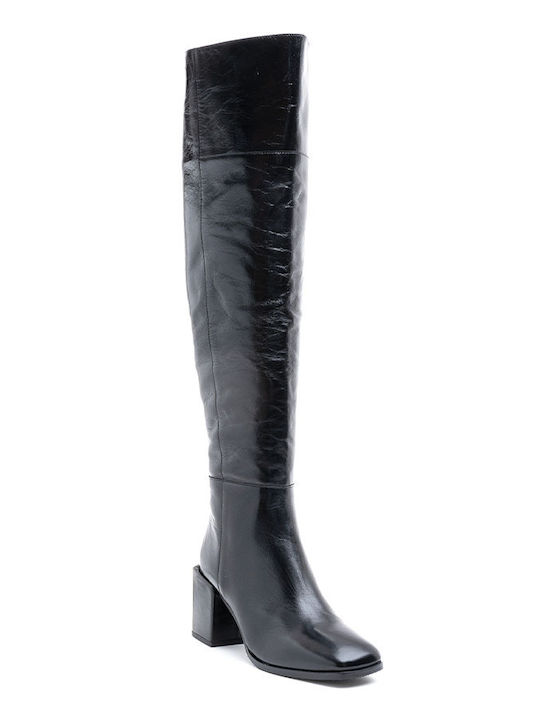 CARMENS NAPLACK LEATHER BOOTS - Black 48007/NERO