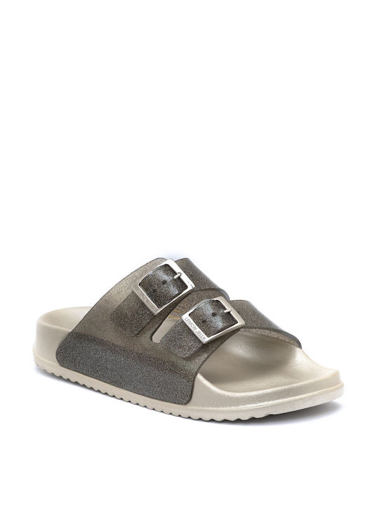 LEMON JELLY LILLIAN PANTS / SLIPPERS - Metallic grey LILLIAN/GREY