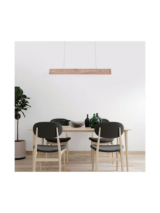 V-TAC Pendant Light Beige LED with Warm White Light Rail 90x120cm