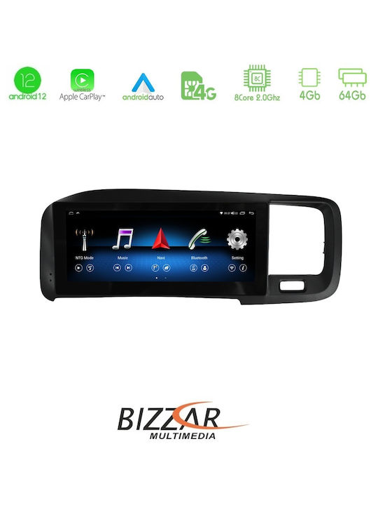 Bizzar Auto-Audiosystem für Volvo XC 60 2009-2011 (Bluetooth/USB/WiFi/GPS/Apple-Carplay/Android-Auto/Notenblätter) mit Touchscreen 8.8"