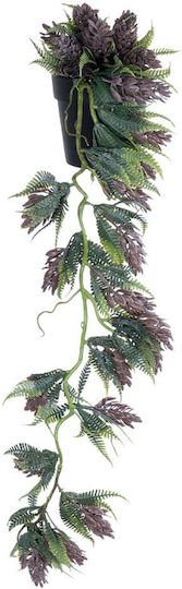 Brown Pine Potted Plant 64 Pieces GloboStar