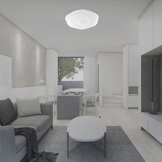 V-TAC Στρογγυλό Εξωτερικό LED Panel 30W με Φυσικό Λευκό Φως