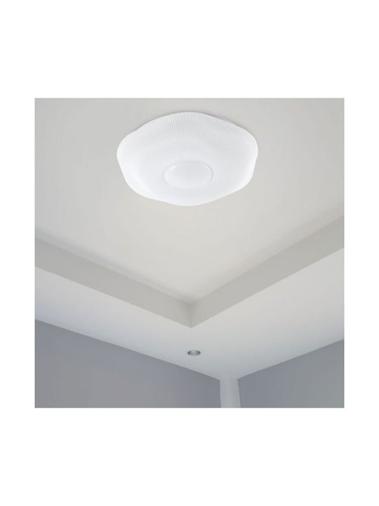 V-TAC Στρογγυλό Εξωτερικό LED Panel 30W με Φυσικό Λευκό Φως